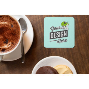 SQUARE CUSTOM FULL COLOR HARDBOARD COASTER  (6-Pack) Thumbnail
