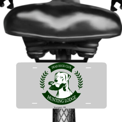 Duck Hunting Lodge Template 1 - Bike Plate - Custom Full Color Printed Thumbnail